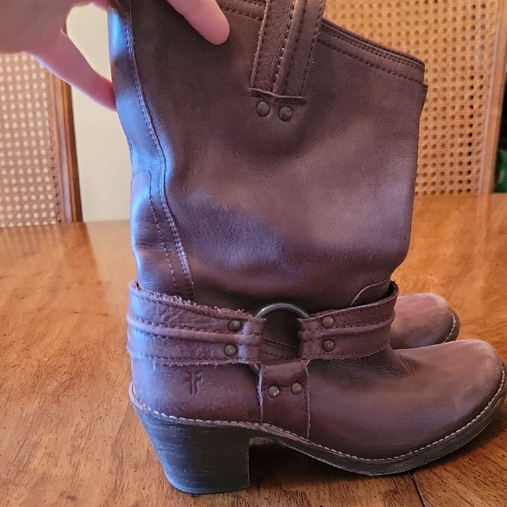 Frye brown leather boots